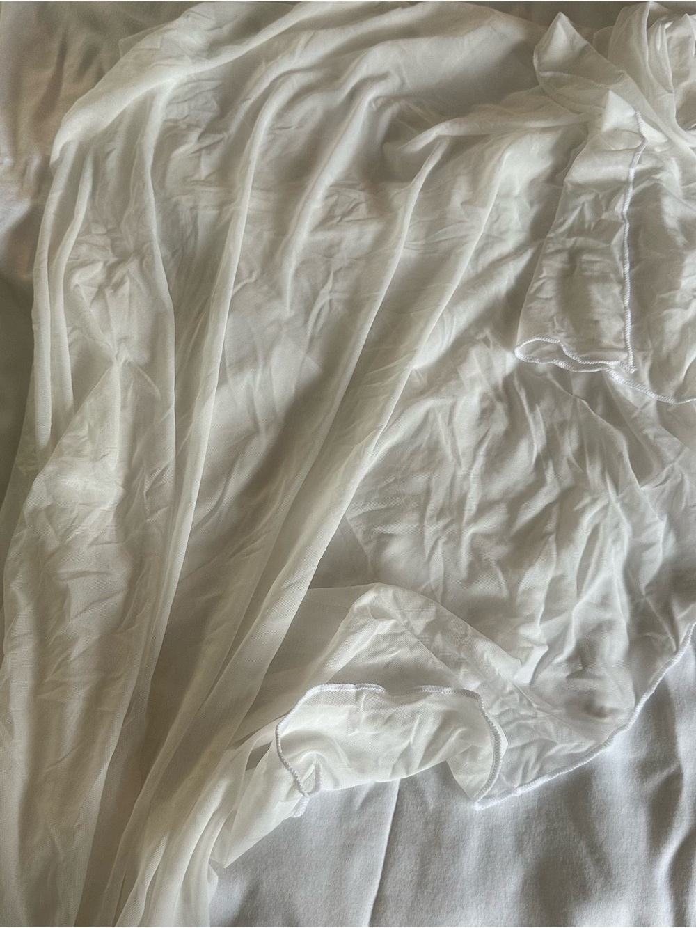 Sheer White Sarong